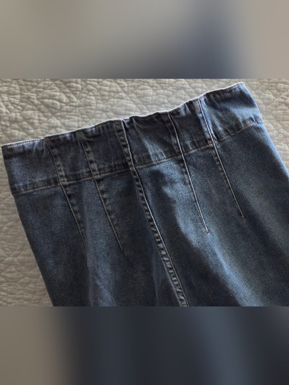 Boho High Waist Wide Leg Jeans! - Picture 11 of 12